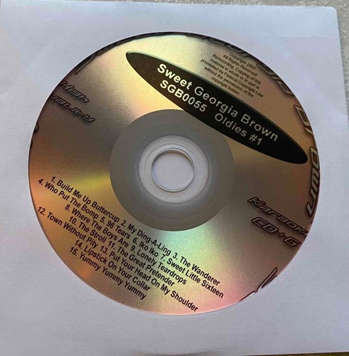 Karaoke cdg disc oldies - cdg, vol
